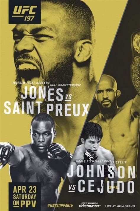 UFC 197: Jones vs. Saint Preux Results, Fight Card and News.